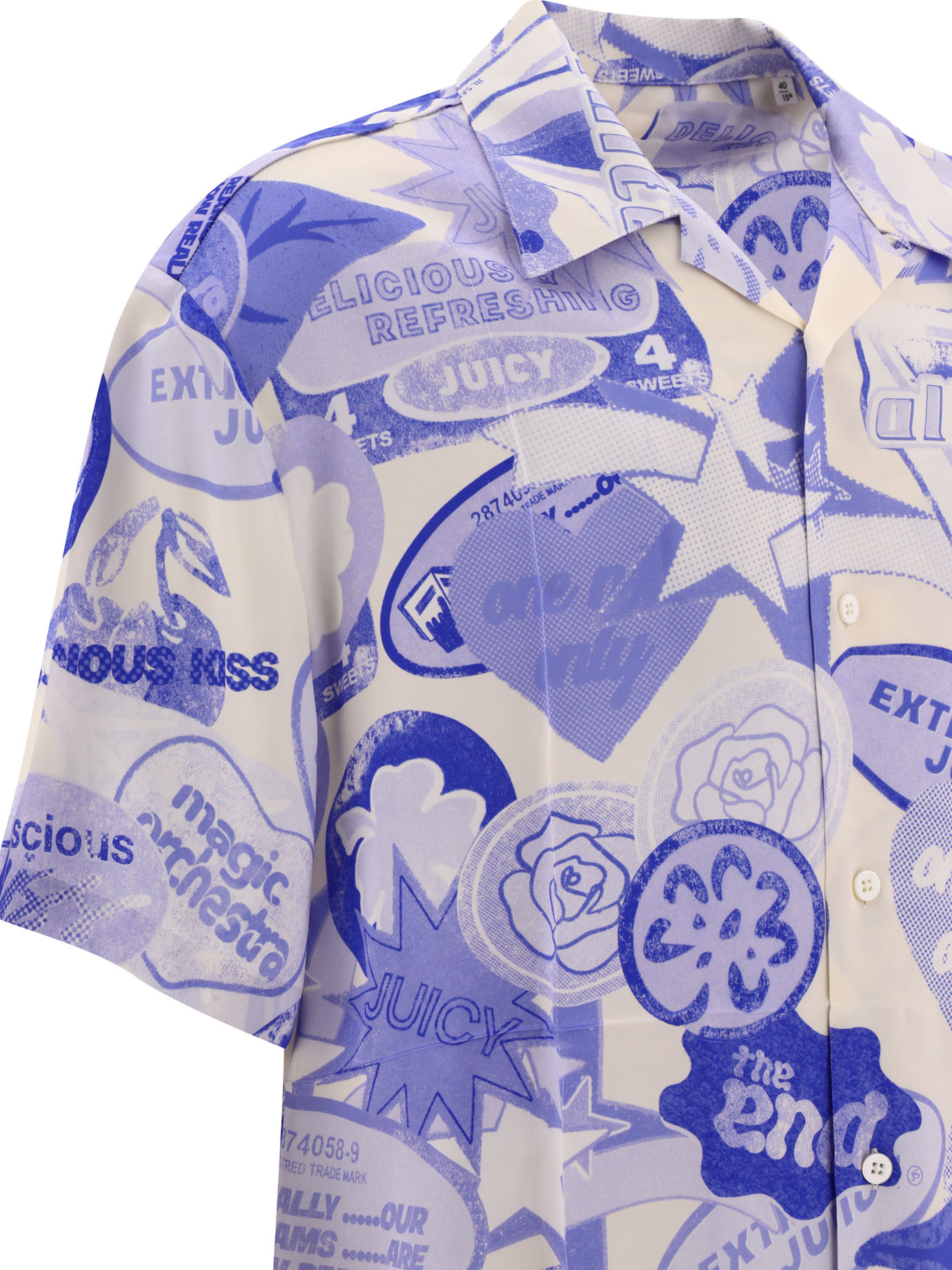 JIL SANDER Light Blue Printed shirt